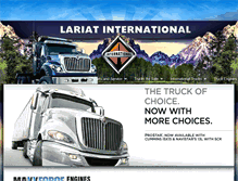 Tablet Screenshot of lariat-international.com